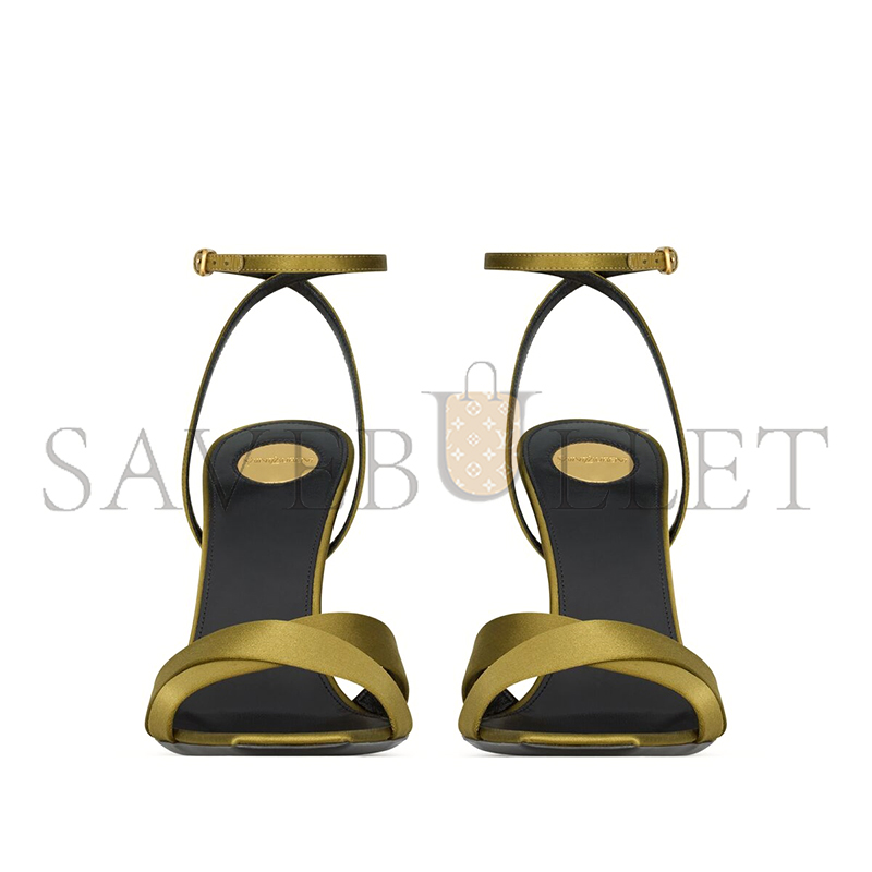 YSL LUCIENNE WEDGES IN SATIN CREPE 8302879QNAO2309
